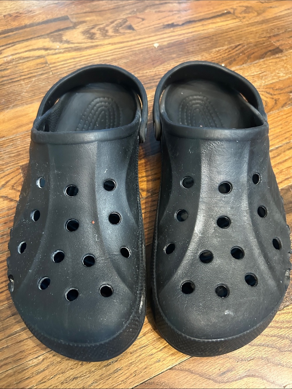 CROCS Classic Black Slip-On Clogs for Men